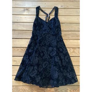 Vintage 80s ZUMSUM Floral Razorback Party Dress 7